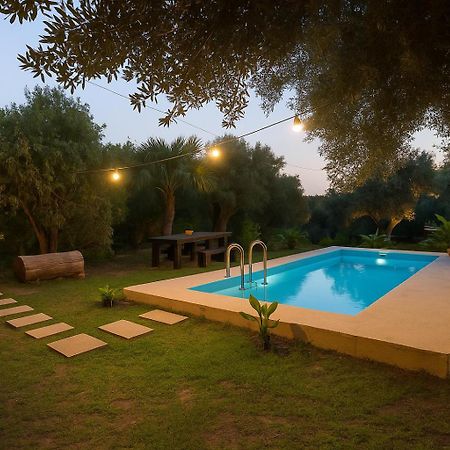 شقة Sofiana'S Garden Retreat With Private Pool Dhrapaniás المظهر الخارجي الصورة