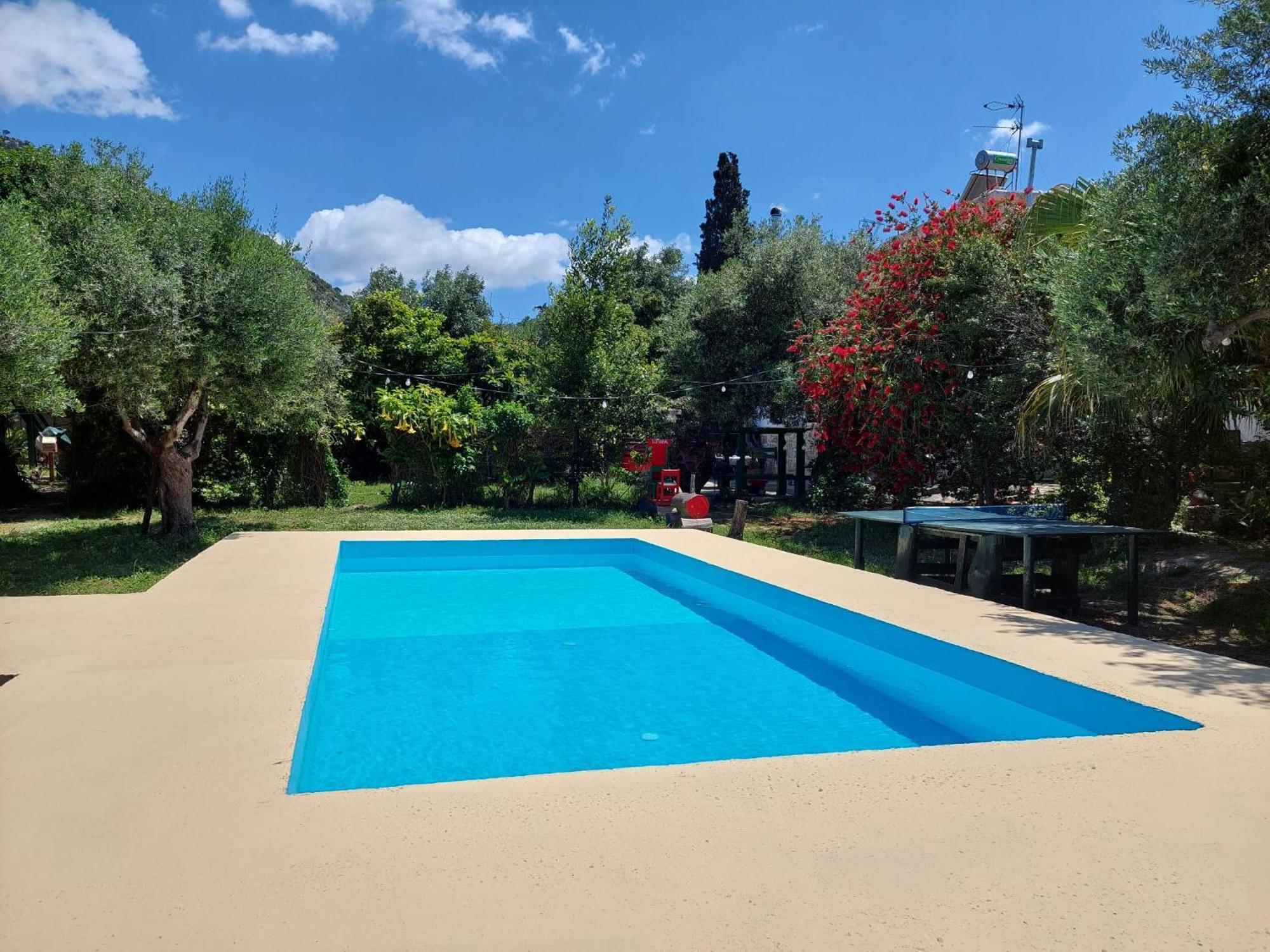 شقة Sofiana'S Garden Retreat With Private Pool Dhrapaniás المظهر الخارجي الصورة